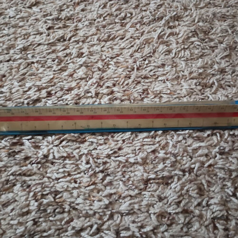 Staedtler Mars Triangle Drafting Ruler 987 18-31 - Picture 5 of 5